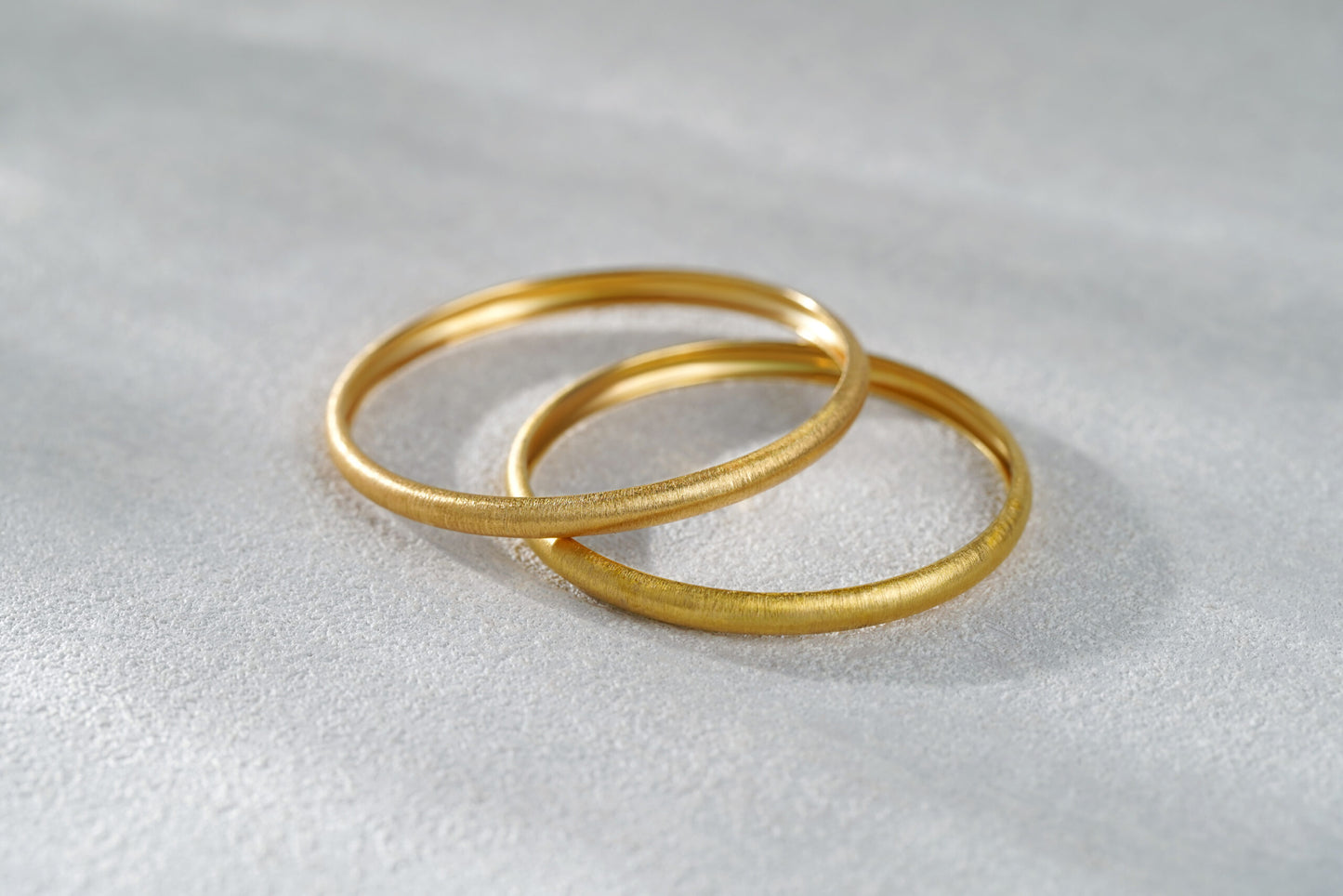 The Empress Silver Bangle (Metal with Gold Plating)