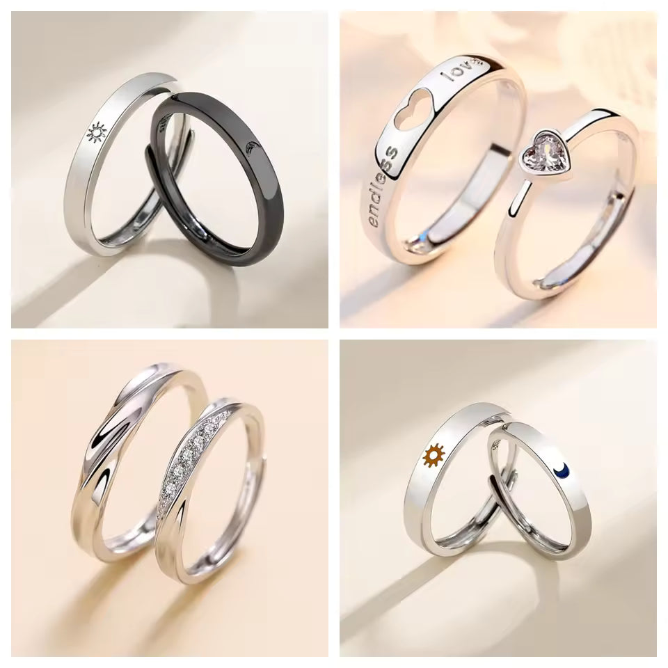 COUPLE RING WATCH