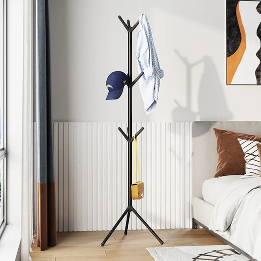 Over The Door Organizer Hanger Rack Coats Caps Clothes Holder with 5 Hooks