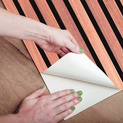 Wood Texture Wall Sheet (Brown+Black)