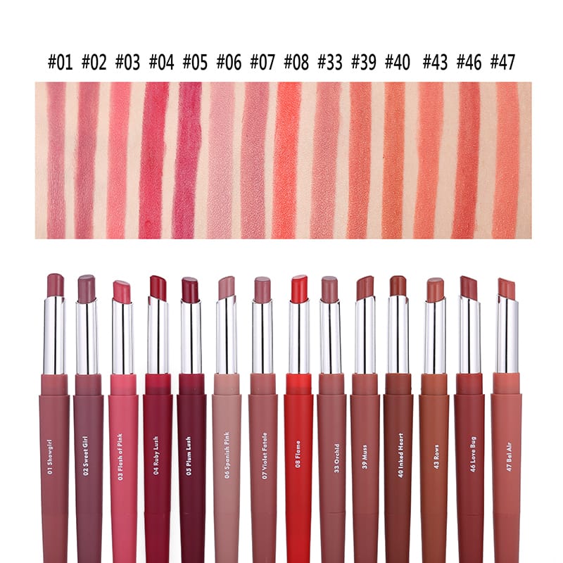 Matte Lipstick Collection – 12 Shades of Elegance & Long-Lasting Color